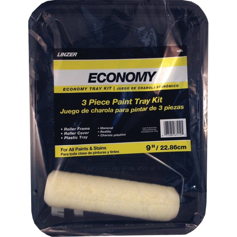 Linzer RS674 Roller and Tray Set, Plastic