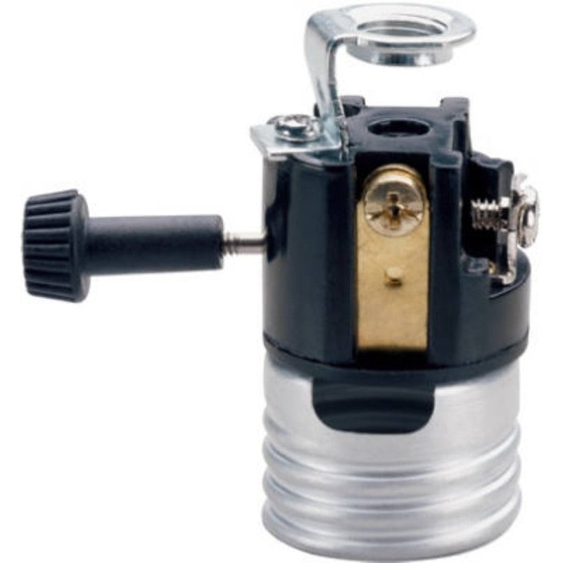 Pass & Seymour 7090MH Lamp Holder, 2-1/2 in H Dimensions, 250 V, 250 W, Metal Housing Material