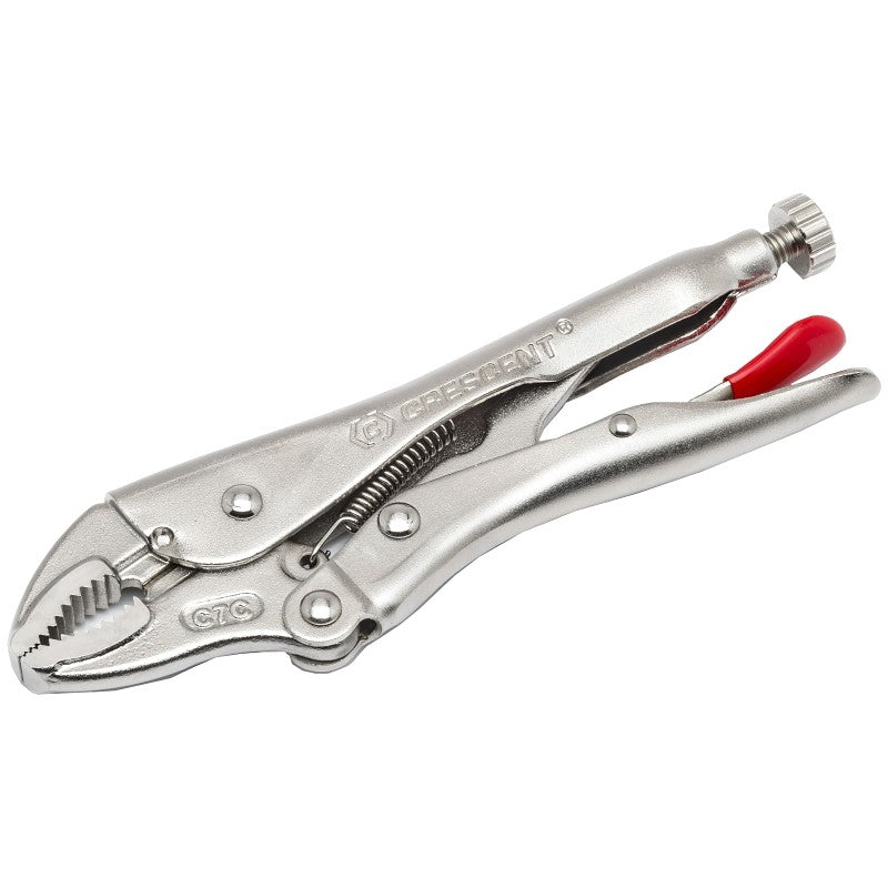 Crescent C7CVN Locking Plier, 7 in OAL, 1-5/8 in Jaw Opening, Non-Slip Grip Handle