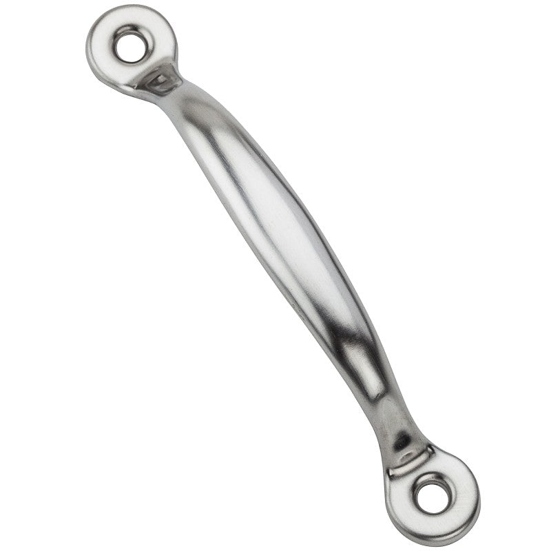 National Hardware N117-727 Door Pull, 4-3/4 in H, Stainless Steel