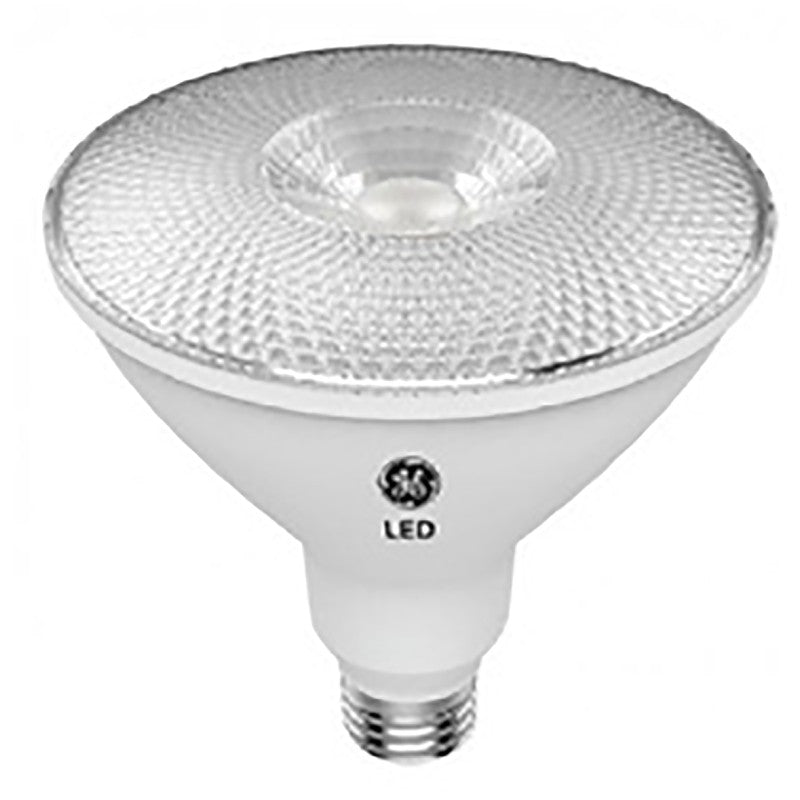 GE 38460 LED Bulb, Flood/Spotlight, PAR38 Lamp, E26 Lamp Base, Dimmable, Warm White Light, 3000 K Color Temp