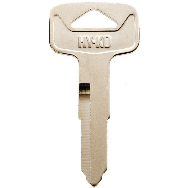 Hy-Ko 11010YH46 Automotive Key Blank, Brass, Nickel, For: Yamaha Motorcycle Locks, YH46 Key Number (Pack of 10)