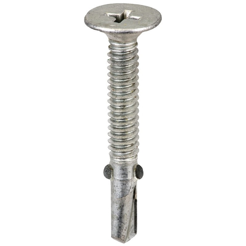 Acorn International S-WM101716G250 Screw, #10 Thread, Phillips Drive, Self-Tapping, Winged Point, Galvanized Steel