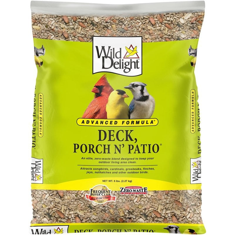 Wild Delight Porch N Patio 374050 Bird Food, 5 lb Bag