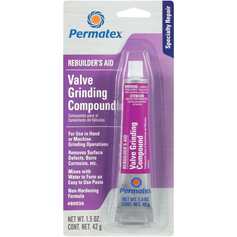 Permatex 80036 Valve Grinding Compound, 1.5 oz Tube
