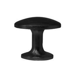 Laurey Wellington Series 12320 Cabinet Knob, 0.86 in Projection, Zinc, Matte Black