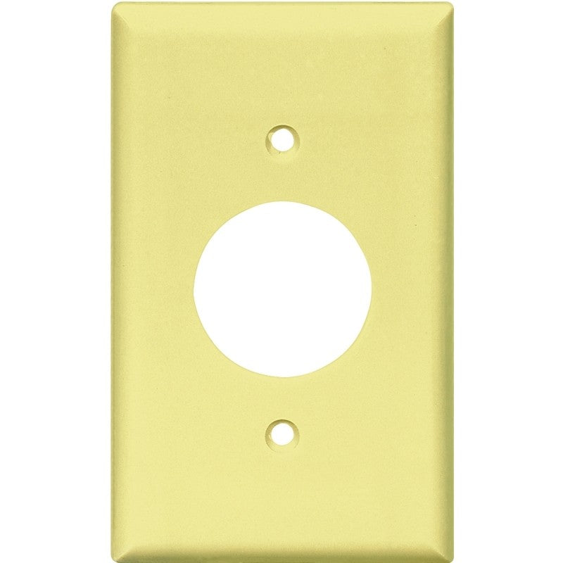 Eaton Wiring Devices 2131V-BOX Single Receptacle Wallplate, 4-1/2 in L, 2-3/4 in W, 1 -Gang, Thermoset, Ivory (Pack of 25)