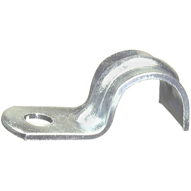Halex 26211 Conduit Strap, 3/8 in, Steel, Galvanized