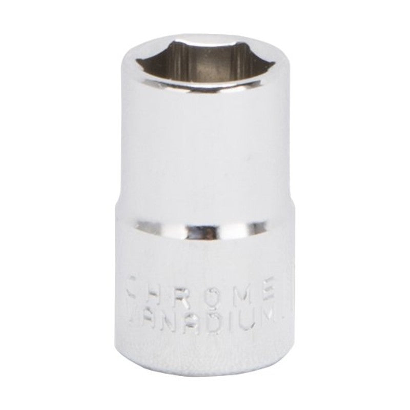 Vulcan MT6499149 Drive Socket, 11 mm Socket, 3/8 in Drive, 6-Point, Chrome Vanadium Steel, Chrome