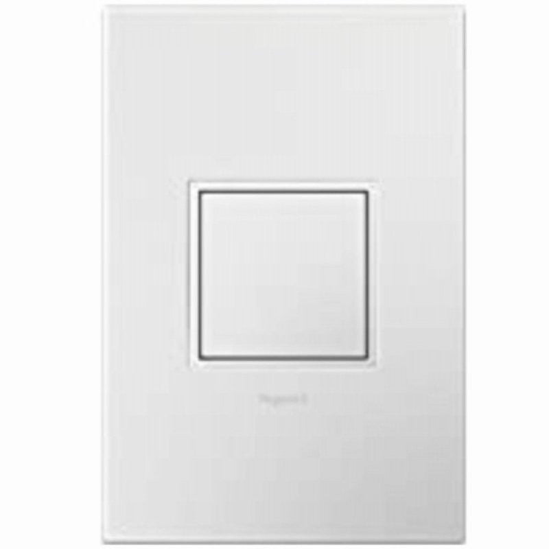 Legrand adorne ARPTR151GW2 Pop-Out Outlet, 2 -Pole, 125 V, 15 A, 1 -Gang, Back and Side Wiring, White