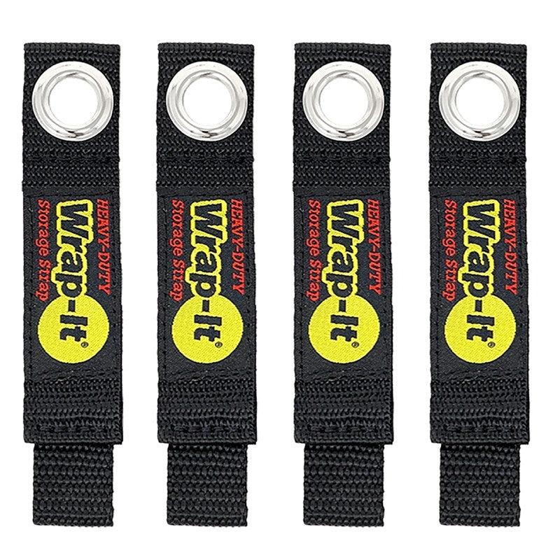 Wrap-It Storage 104-10BX Storage Strap, 1.9 in Dia, 1 in W, 7 in L, Polypropylene, 25 lb Working Load