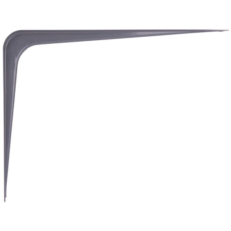 ProSource 21140PGL-PS Shelf Bracket, 110 lb/Pair, 10 in L, 8 in H, Steel, Gray (Pack of 20)