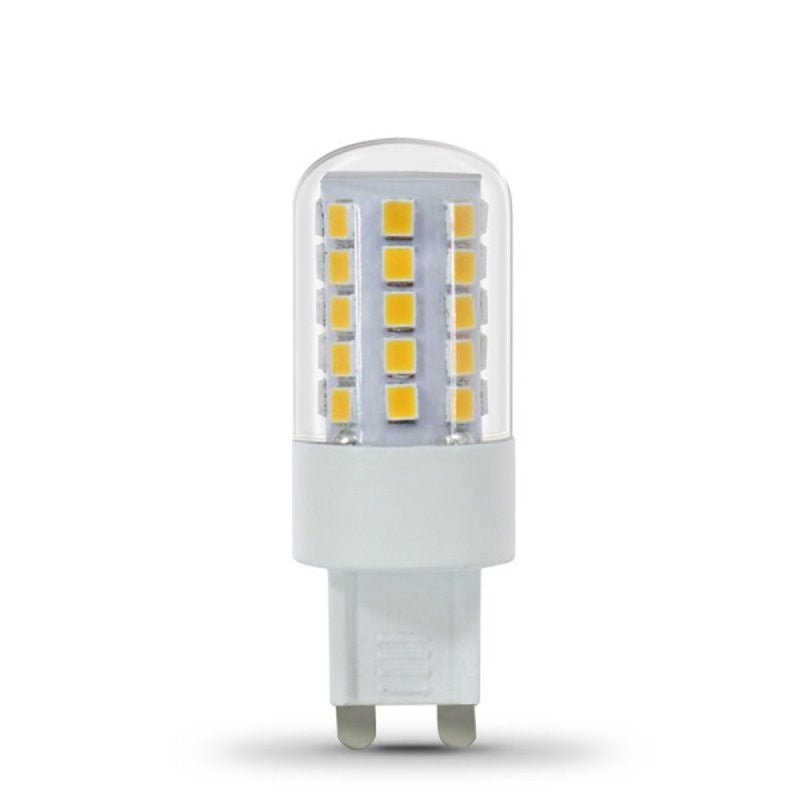 Feit Electric BPG940/850/LED LED Bulb, Specialty, 500 Lumens, 4.5 W, Wedge Lamp, 40 W Equivalent, G9 Lamp Base, Dimmable (Pack of 6)