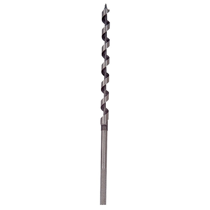 Irwin 49905 Power Drill Auger Bit, 5/16 in Dia, 7-1/2 in OAL, Solid Center Flute, 1-Flute, 7/32 in Dia Shank, Hex Shank