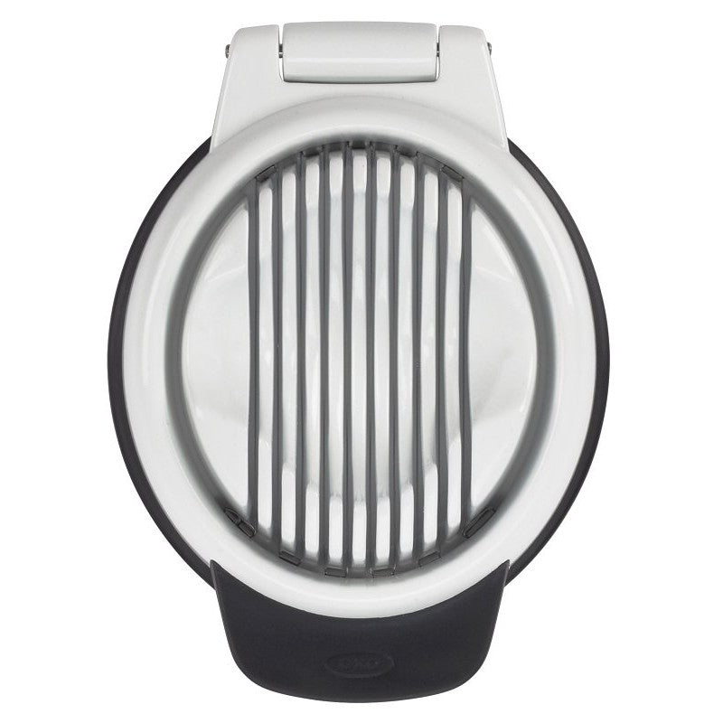 Oxo 1271080V1 Egg Slicer, Stainless Steel Blade, White, Dishwasher Safe