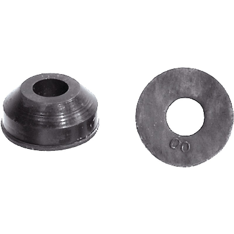 Danco 35090B Faucet Washer, #00, 1/2 in Dia, Rubber (Pack of 5)