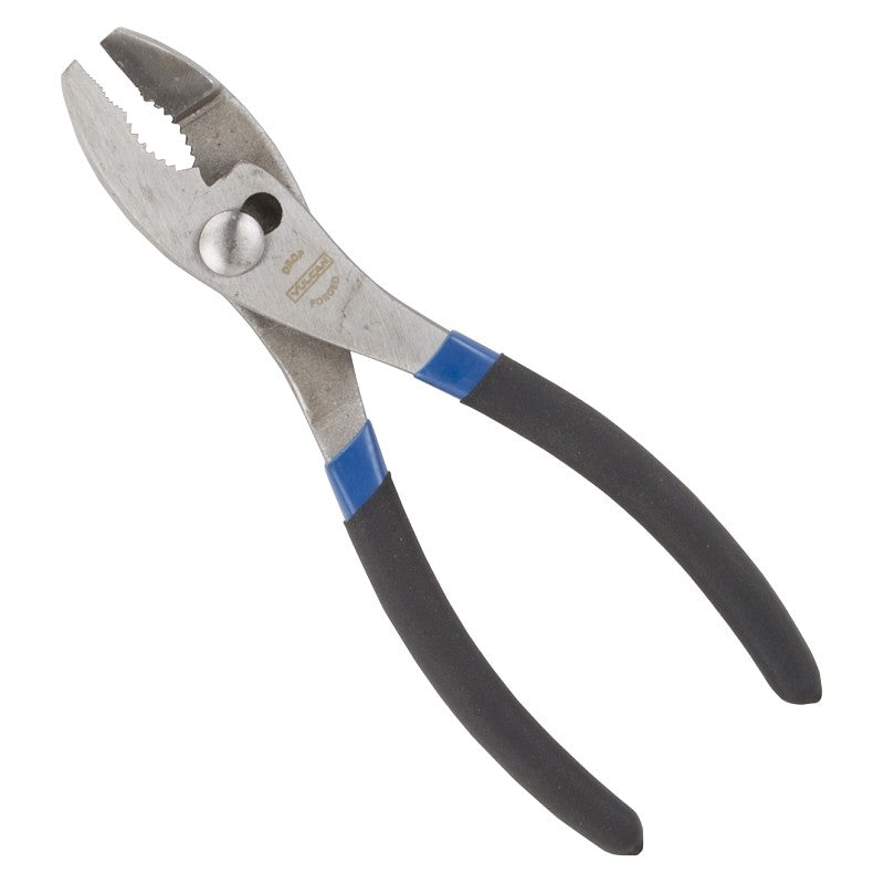 Vulcan JL-NP013 Slip Joint Plier, 8 in OAL, 1-1/4 in Jaw Opening, Black/Blue Handle, Non-Slip Handle, 1-1/4 in W Jaw