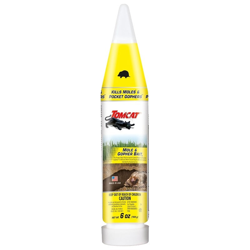 Tomcat 0372210 Mole and Gopher Bait, Garlic, Dark Gray