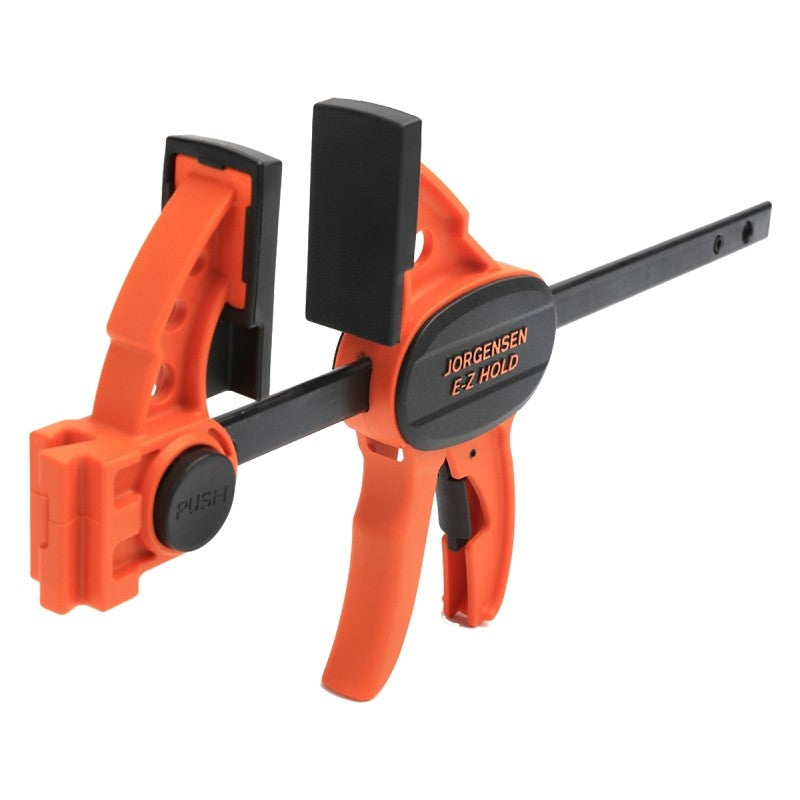Pony E-Z HOLD Series 33606 Light-Duty Expandable Bar Clamp, 150 lb, 6 in Max Opening Size, 2-1/2 in D Throat, Steel Body