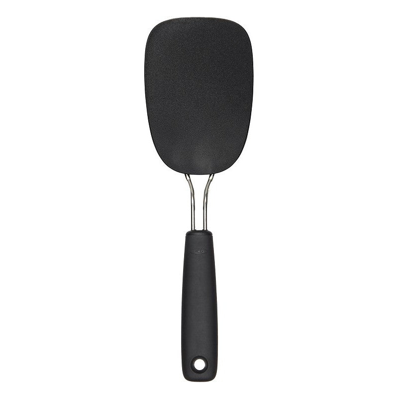 Good Grips 1058984 Flexible Turner, 4 in W Blade, Nylon Blade, Black