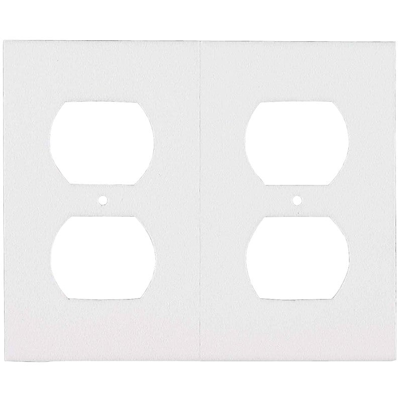 M-D 87916 Series Wallplate Sealer, For: Standard Size Outlet Plates, Foam, White