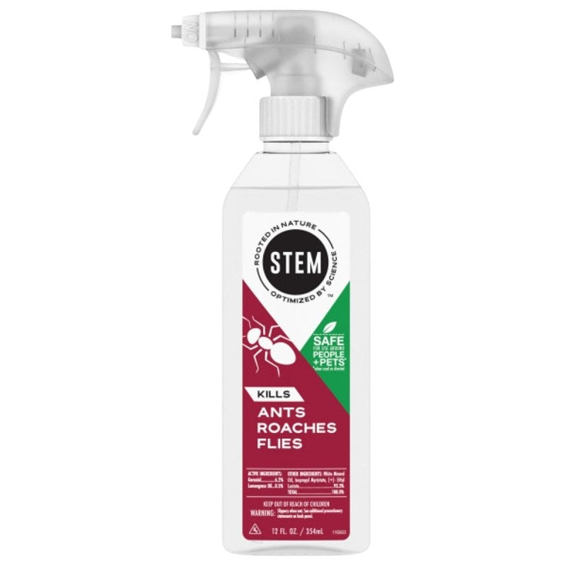 Stem 3278 Bug Killer, Spray Application, Indoor, Outdoor, 10 oz, Compositions: Geraniol, Lemongrass