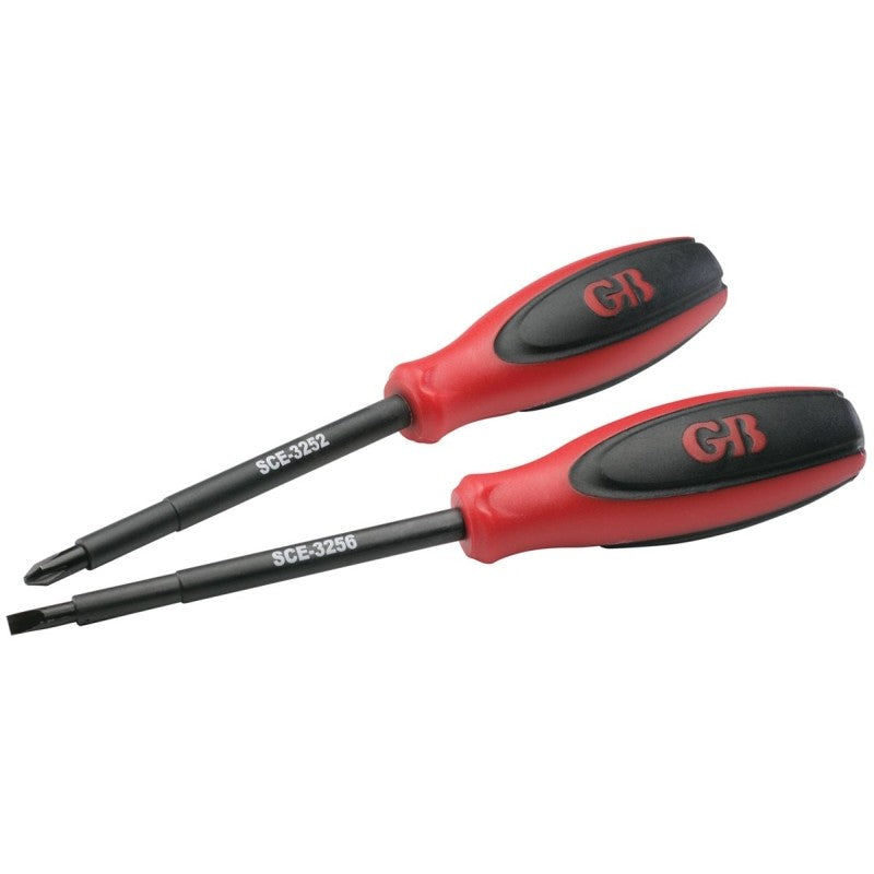 Gardner Bender SCE-3262 Screwdriver Set, 2-Piece, Vanadium Steel, Red