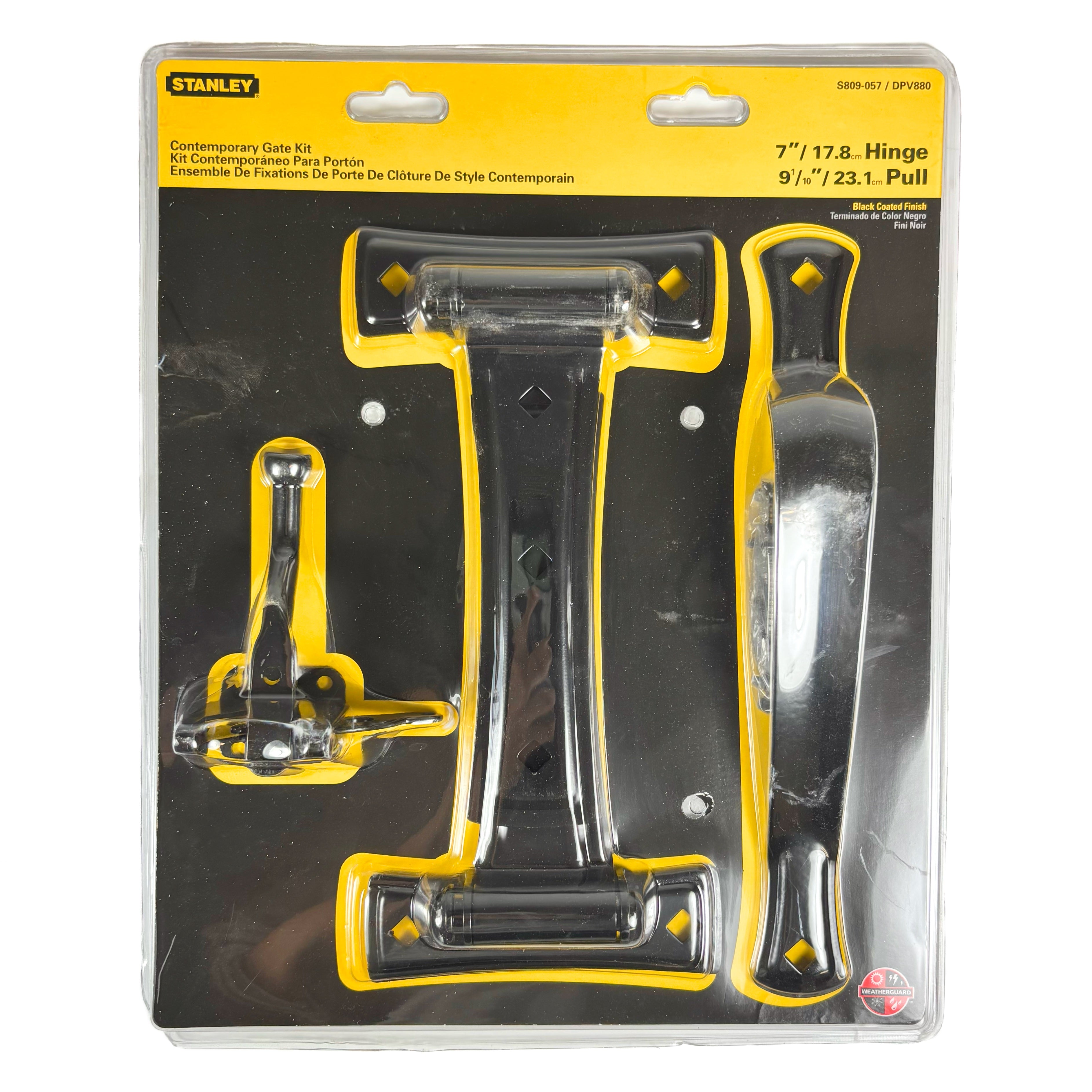 Contemporary Gate Kit 7 Inch Black