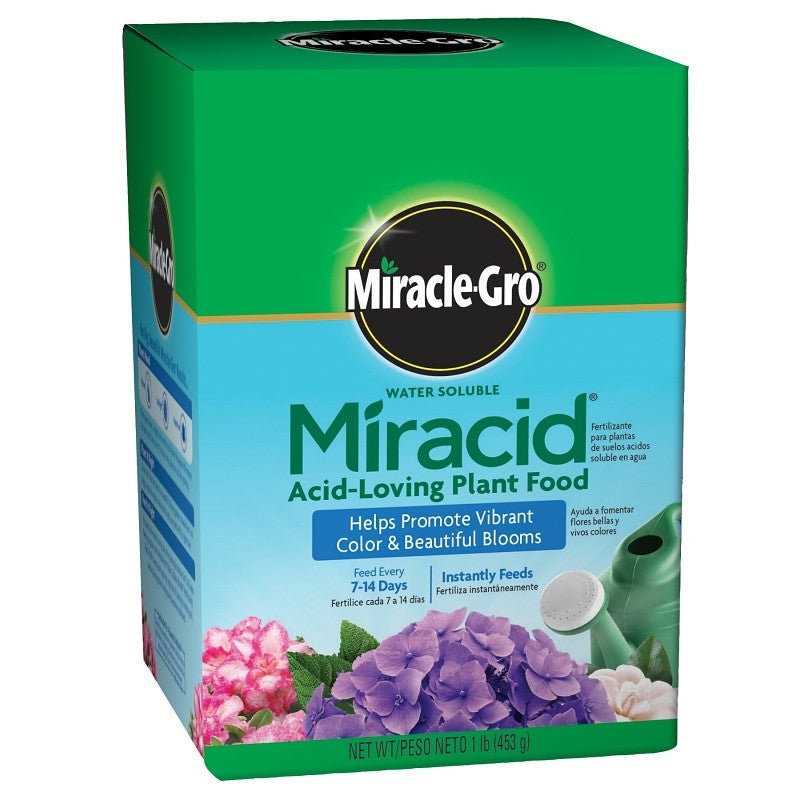 Miracle-Gro Miracid 1750011 Plant Food, 1 lb Box, Solid, 30-10-10 N-P-K Ratio