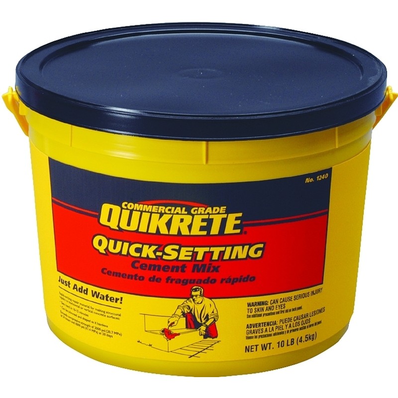 Quikrete 1240-11 Cement, Brown/Gray, 10 lb Pail