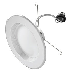Feit Electric LEDR56B6WYCA Recessed Downlight, 10.2 W, 120 V, LED Lamp, White