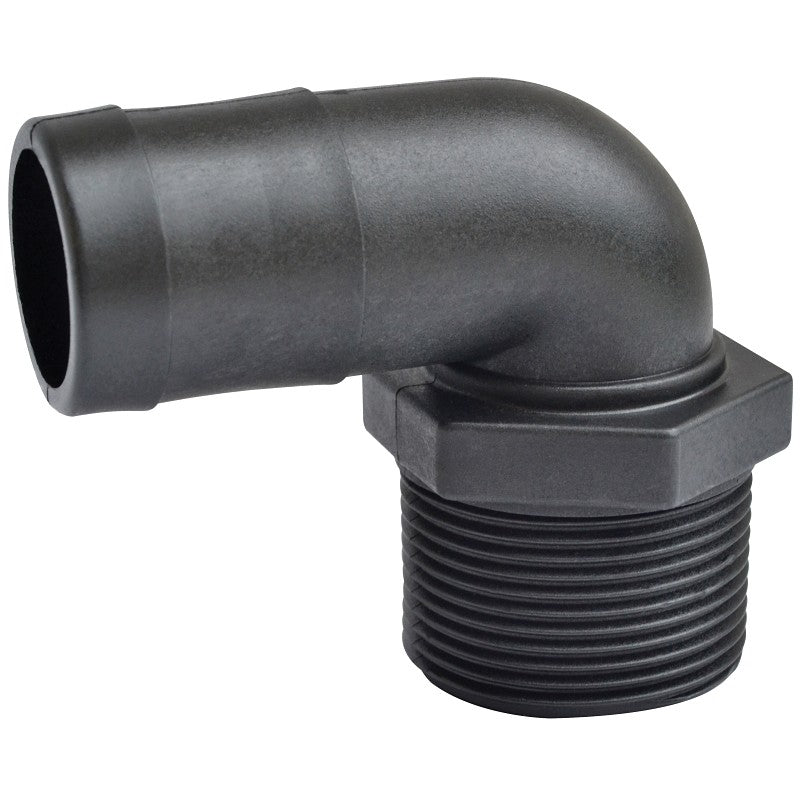 Green Leaf EL300HD Heavy-Duty Elbow, 90 deg Angle, 3 x 3 in, MNPT x Barb