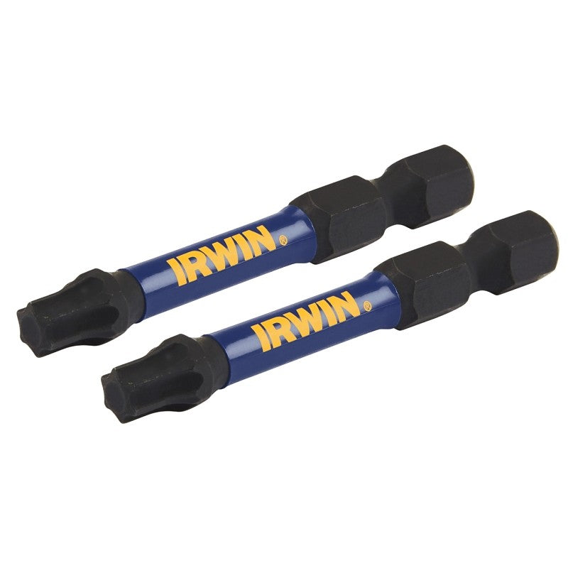 Irwin IWAF32TX302 Power Bit, T30 Drive, Torx Drive, 1/4 in Shank, Hex Shank, 2 in L, Steel