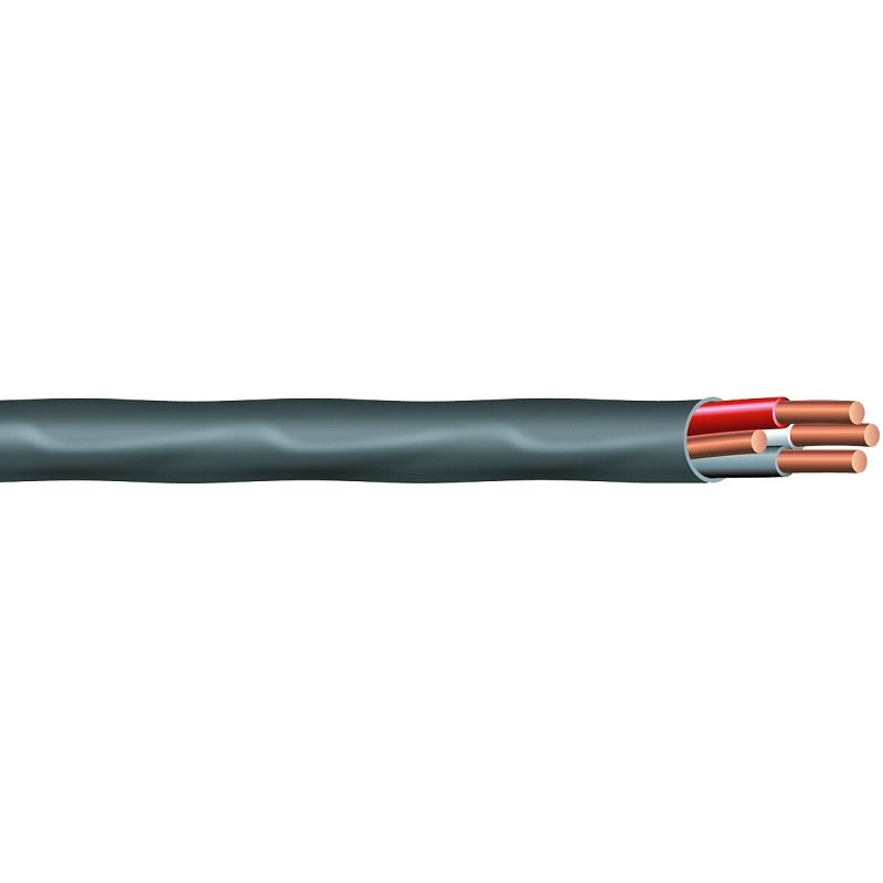 Southwire 63950021 Sheathed Cable, 6 AWG Wire, 3 -Conductor, 25 ft L, Copper Conductor, PVC Insulation