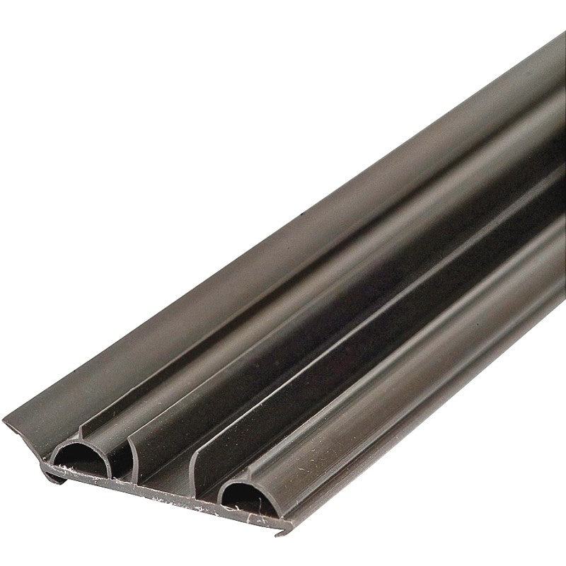 M-D 47000 Door Bottom, Brown, 36 in L, 1-3/4 in W, 1/2 in H, Vinyl, Includes: Screw Nails