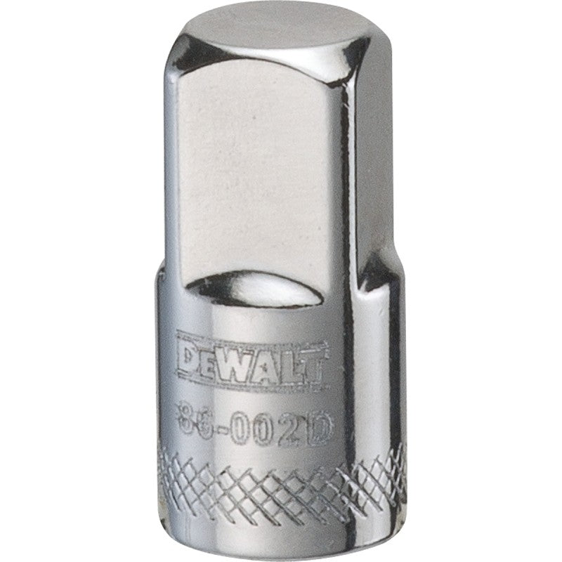 DEWALT DWMT86002OSP Increasing Socket Adapter, 1/4 in Drive, Female Drive, 3/8 in Output Drive, Male Output Drive