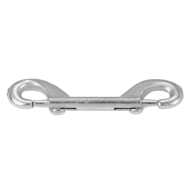 Campbell T7605521 Double-Ended Bolt Snap, 4-3/4 in, 110 lb Working Load, Malleable Iron, Zinc