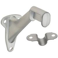 Traditional Heavy Die Cast Handrail Bracket Satin Chrome