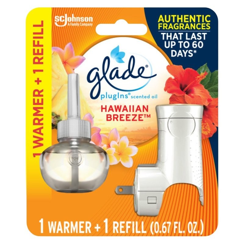 Glade 73099 Oil Starter Kit, Fruity, Hawaiian Breeze