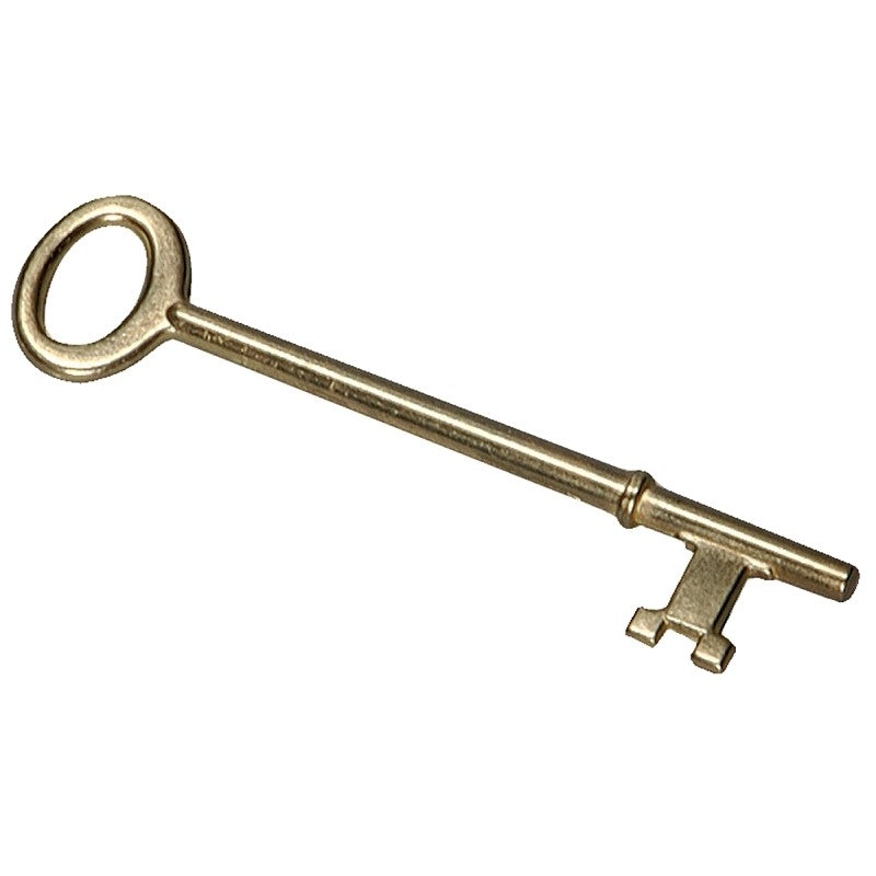 Hy-Ko KC200 Key Ring, 0.23 in L x 2-3/4 in W x 5-1/2 in H Dimensions, Brass