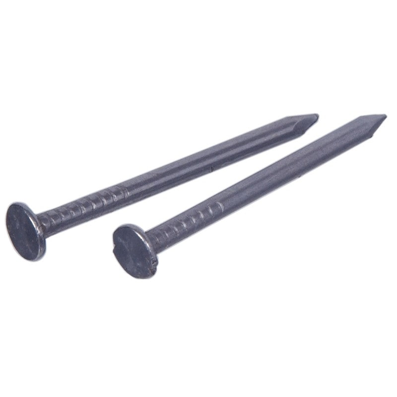 Hillman 532590 Nail, 4D, 1-1/2 in L, Steel, Bright, Flat Head, Smooth, Thin Shank, Silver (Pack of 6)