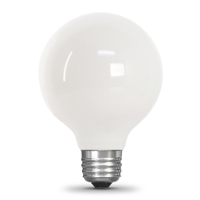 Feit Electric G2540W930CA/FIL/3 LED Light Bulb, G25 Lamp, 40 W Equivalent, E26 Medium Lamp Base, Dimmable, Frost