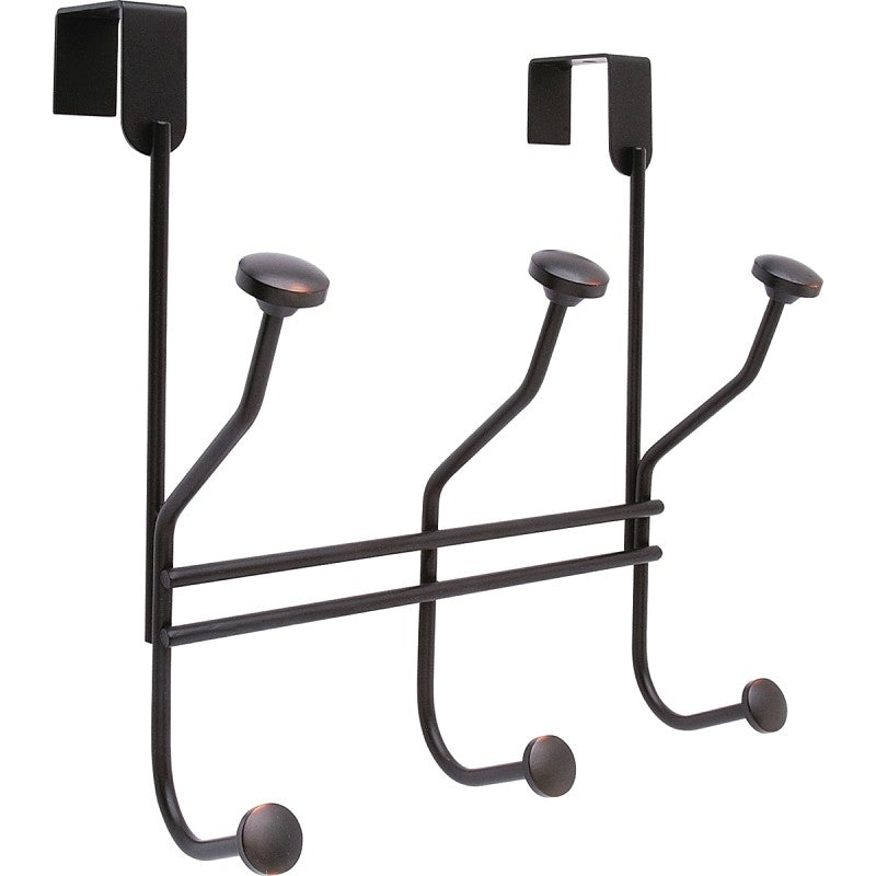 Amerock H55548ORB Hook, 3-Hook, Steel, Oil-Rubbed Bronze (Pack of 2)