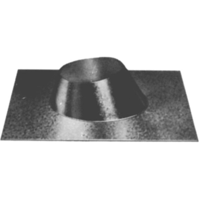 AmeriVent 6FFU Roof Vent Flashing, Galvanized Steel