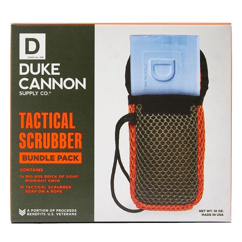 Duke Cannon MIDNITACTBUNDLE Tactical Scrubber and Soap Bundle (Pack of 6)