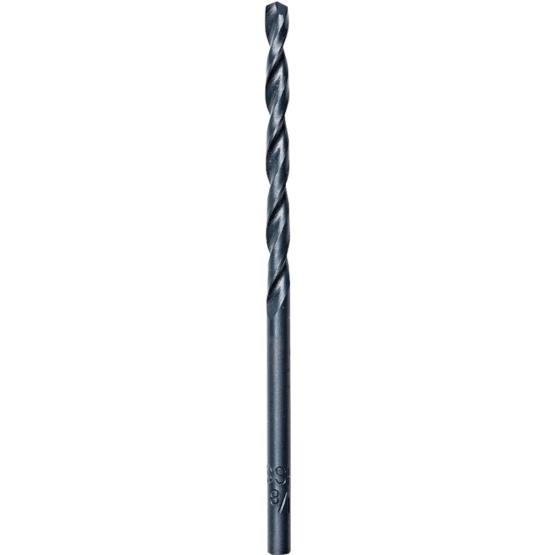 Milwaukee 48-89-2737 Jobber Drill Bit, 31/64 in Dia, 5-7/8 in OAL, Parabolic Flute, 3-Flute, 3/8 in Dia Shank