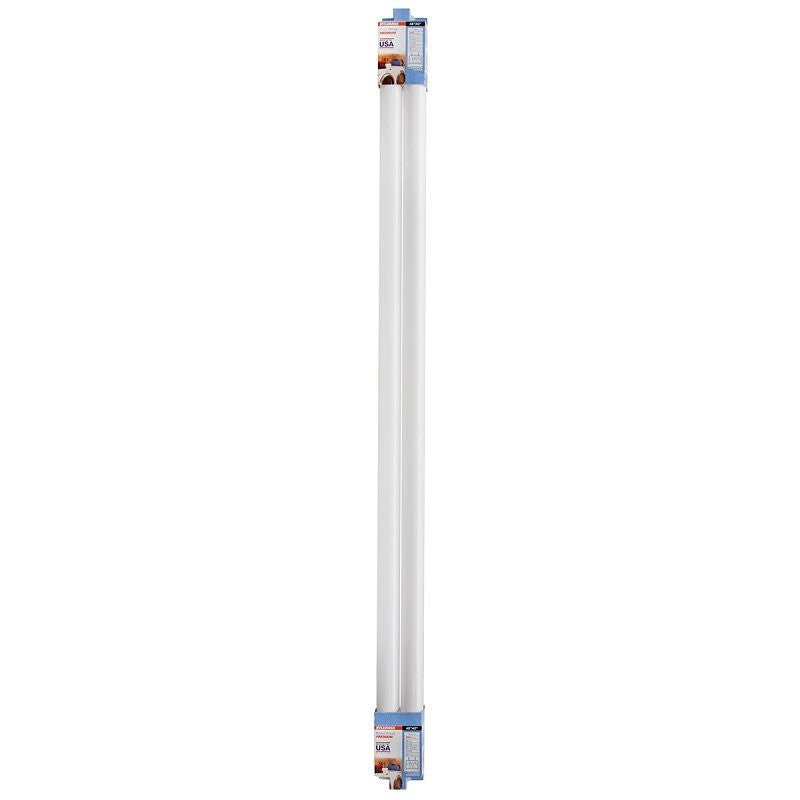 Sylvania 22435 Fluorescent Bulb, 40 W, T12 Lamp, Medium Lamp Base, 3000 Initial Lumens, 4100 K Color Temp (Pack of 15)