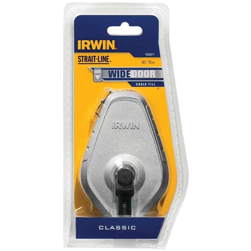 Irwin 1932871 Chalk Reel, 50 ft L Line, 3.5:1 Gear Ratio