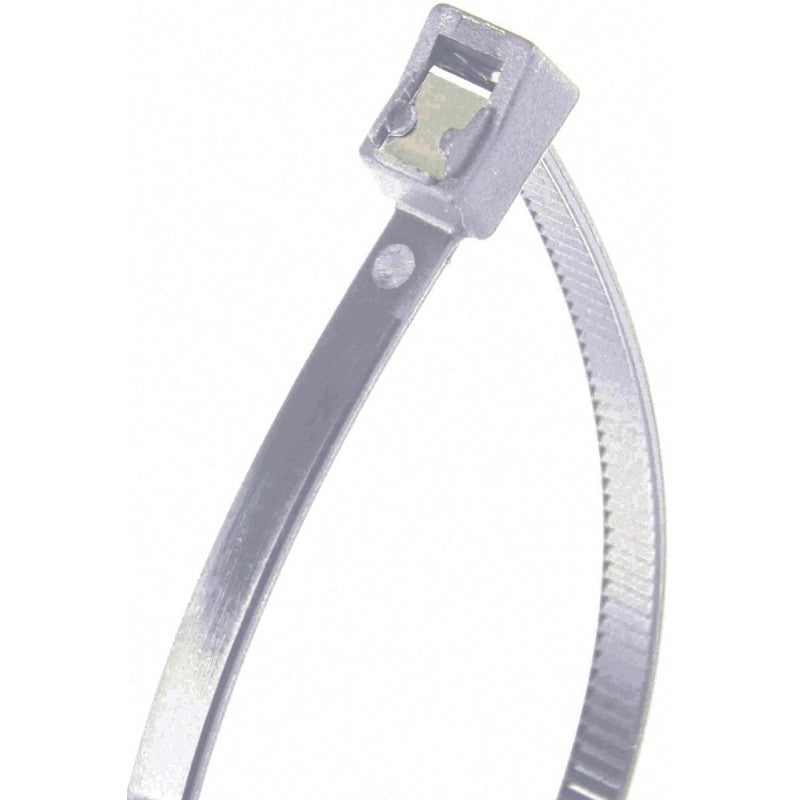 Gardner Bender 46-314SC Cable Tie, 0.3 in Max Bundle Dia, Double-Lock Locking, 6/6 Nylon, Natural, 14 in L, 50/PK