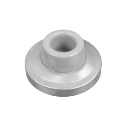 Concave Wall Door Stop 2-3/8 Inch Satin Chrome On Brass (POS)